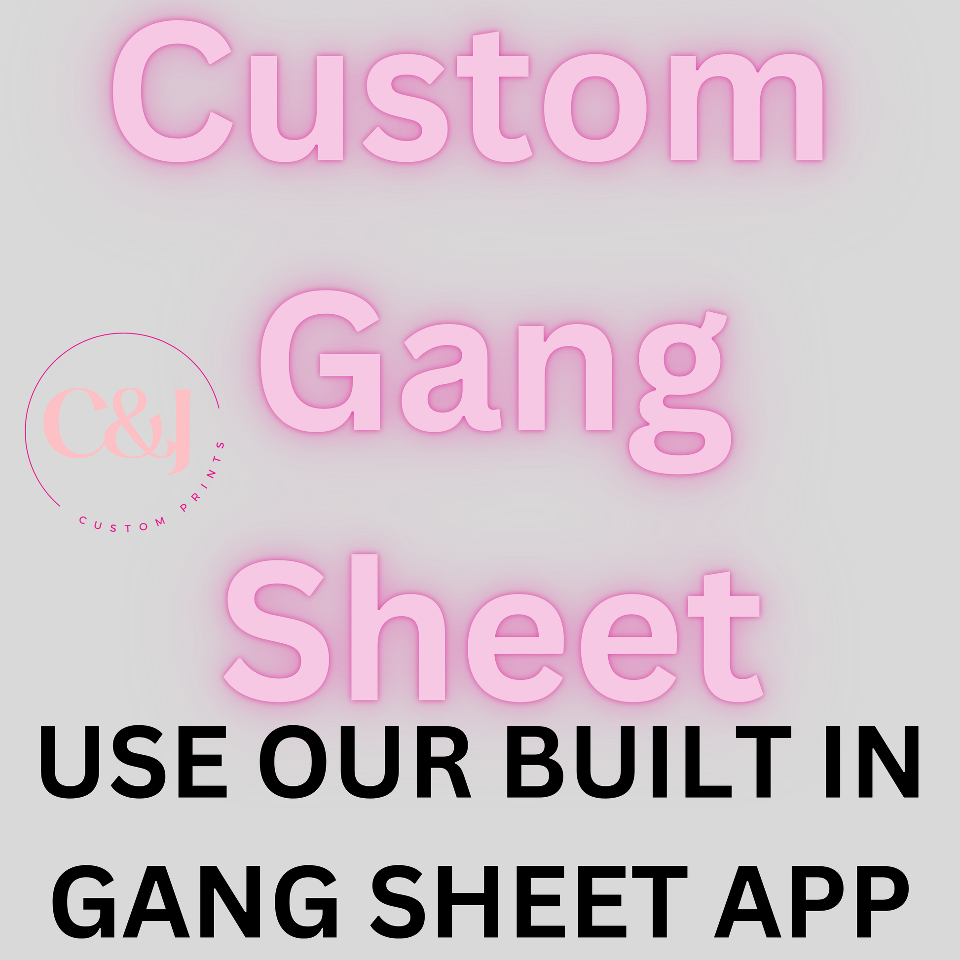 Build a Gang Sheet- Using our new built in sheet creator