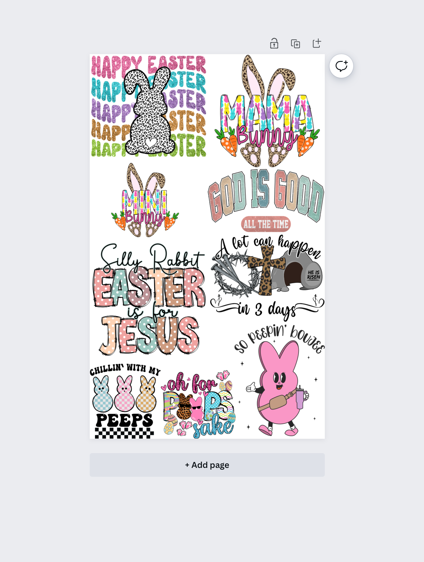 Easter Premade Gangsheets-24 inches- DTF Transfer ready to press -24 hour turnaround timeframe